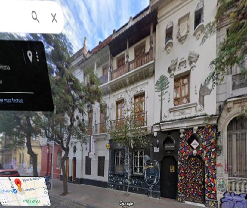 Hostal Irreal Santiago del Cile Esterno foto